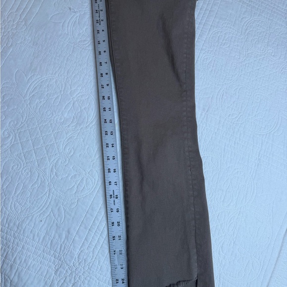 MOTHER Rascal Ankle Step Fray Jeans Capers High Waisted 5 Button Women's 26 - Picture 7 of 10